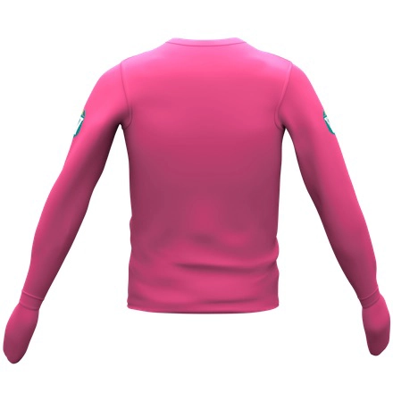 Back of Pink Long Sleeve Tee from I'M Powered Life